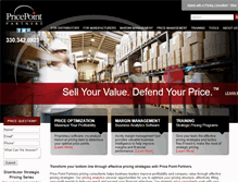 Tablet Screenshot of pricepointpartners.com